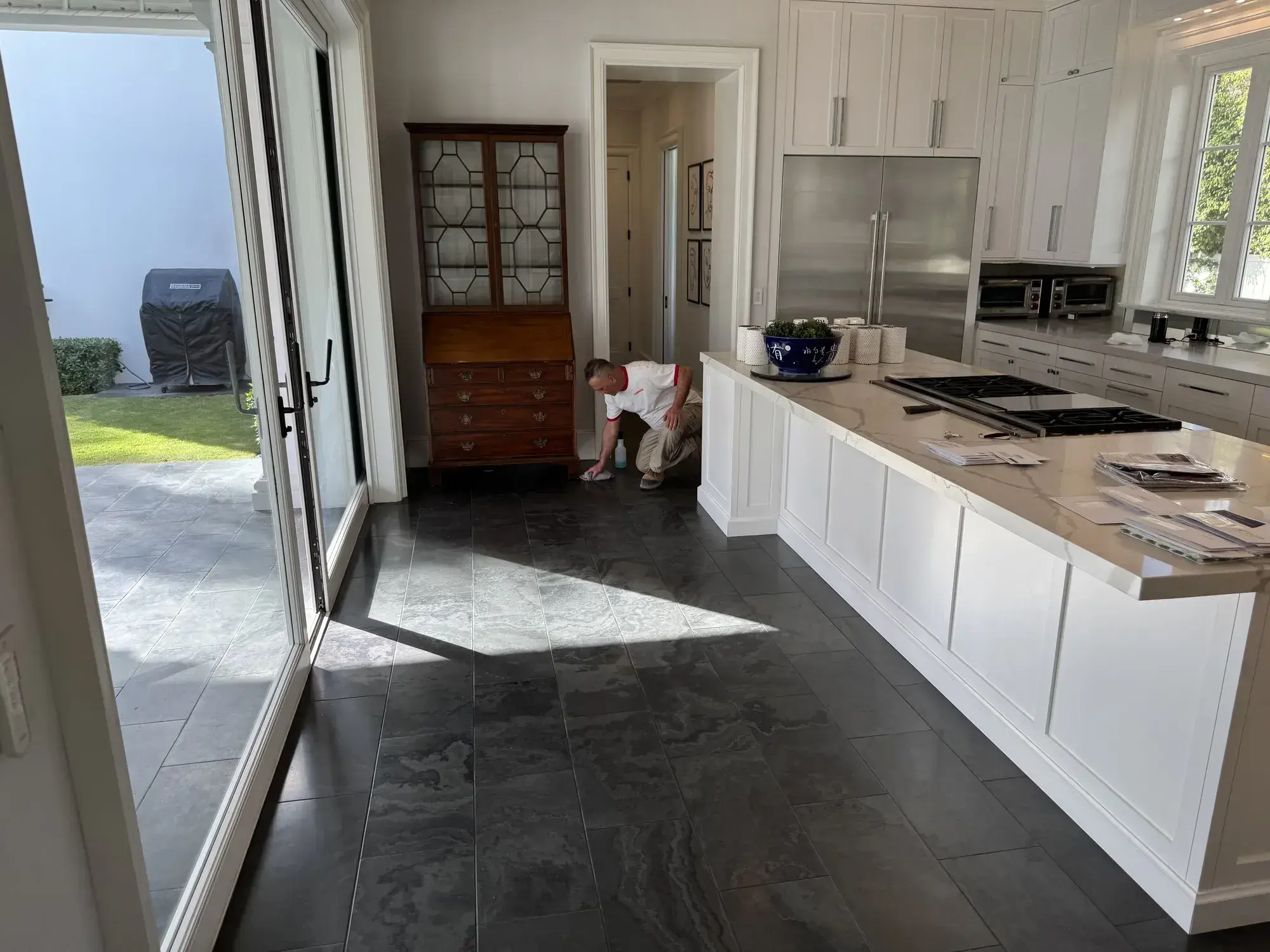 Residential Stone Flooring Restoration