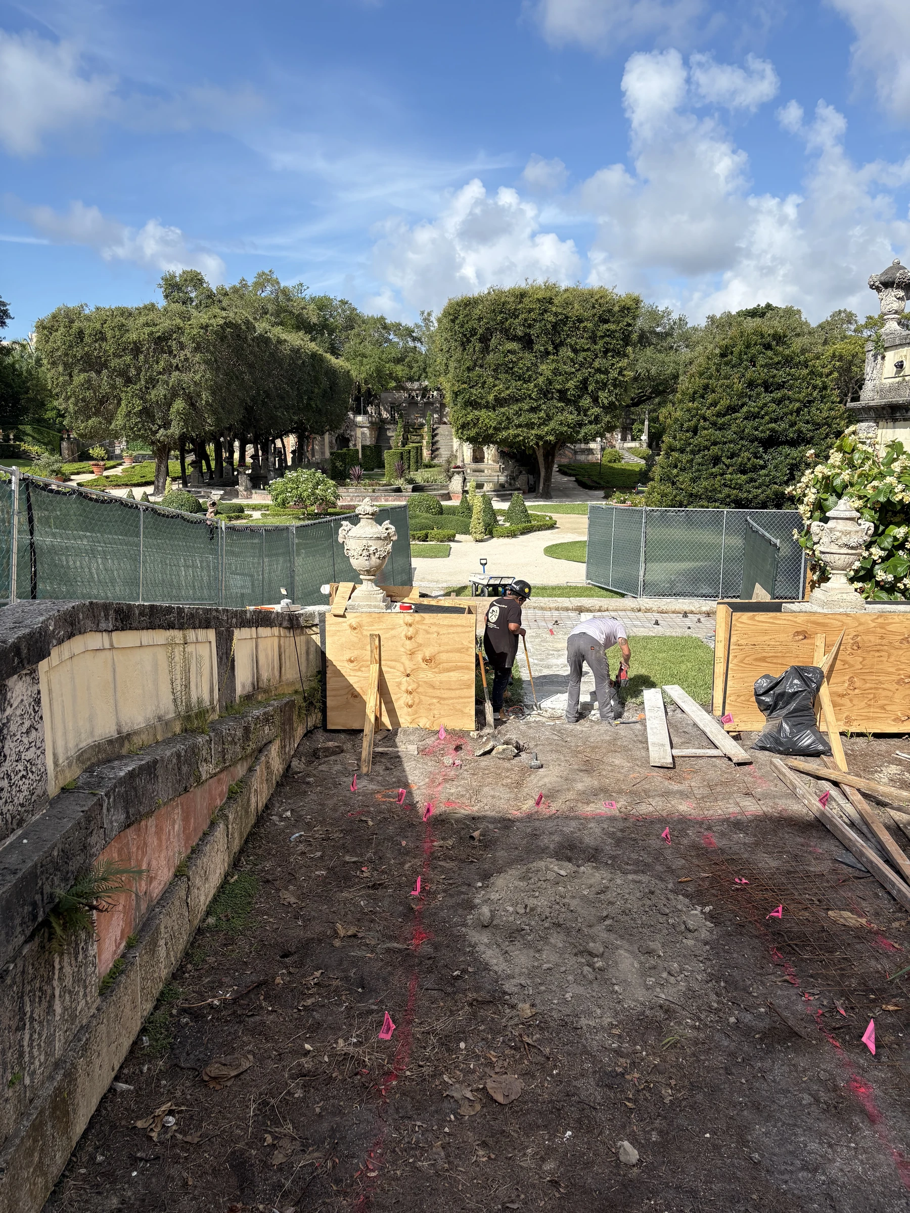 Vizcaya Museum & Gardens restoration detail by Anthony Pennacchi & Sons