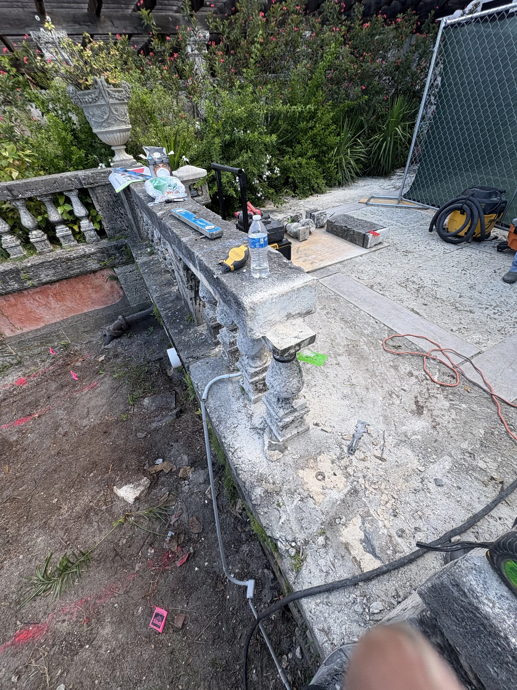 Vizcaya Museum & Gardens restoration detail by Anthony Pennacchi & Sons