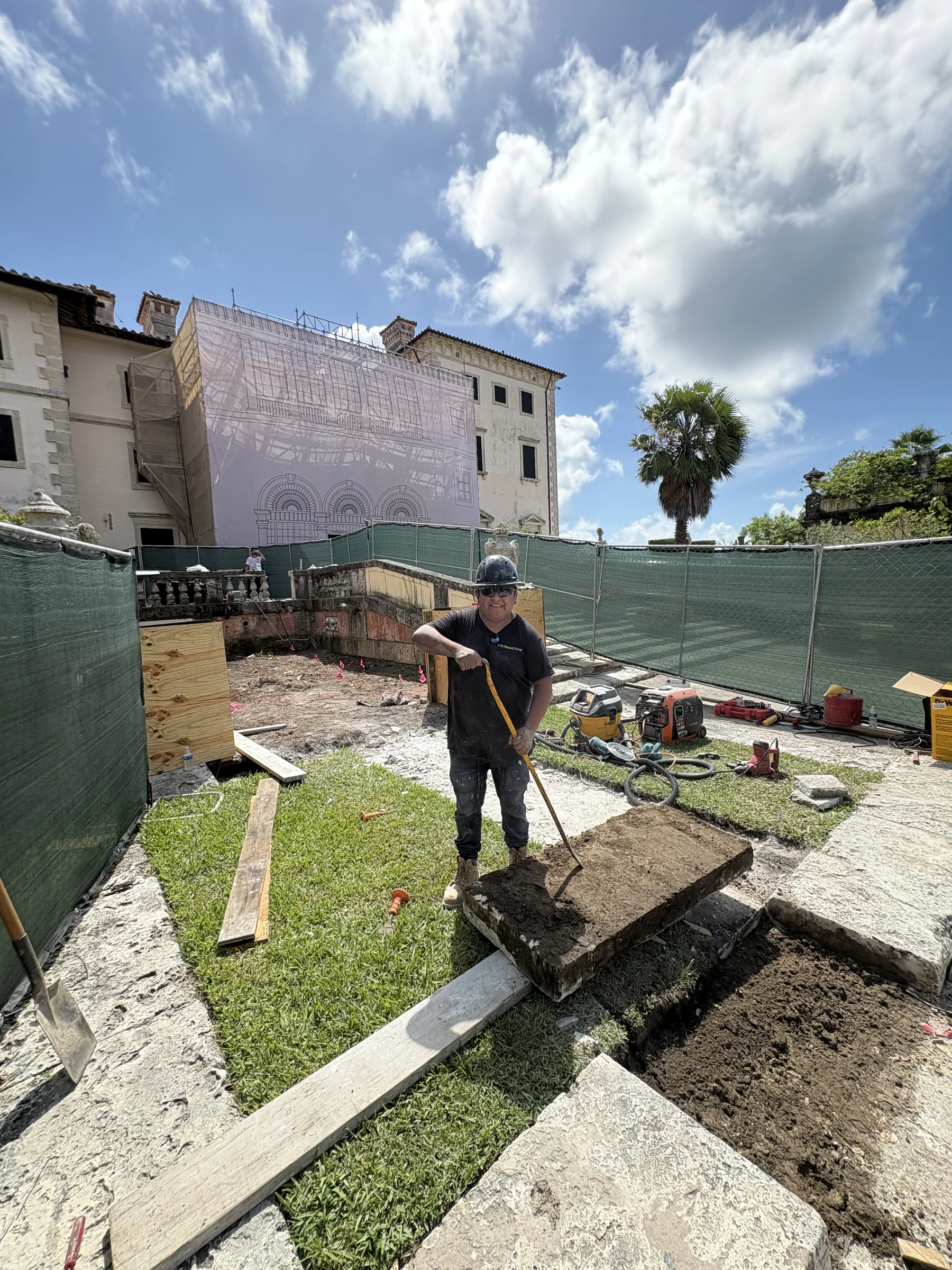 Vizcaya Mansion Miami Building Restoration Detail